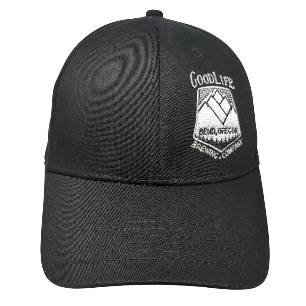 Goodlife Brewing Company Bend, Oregon Baseball Cap Black OS Brewery Branding
